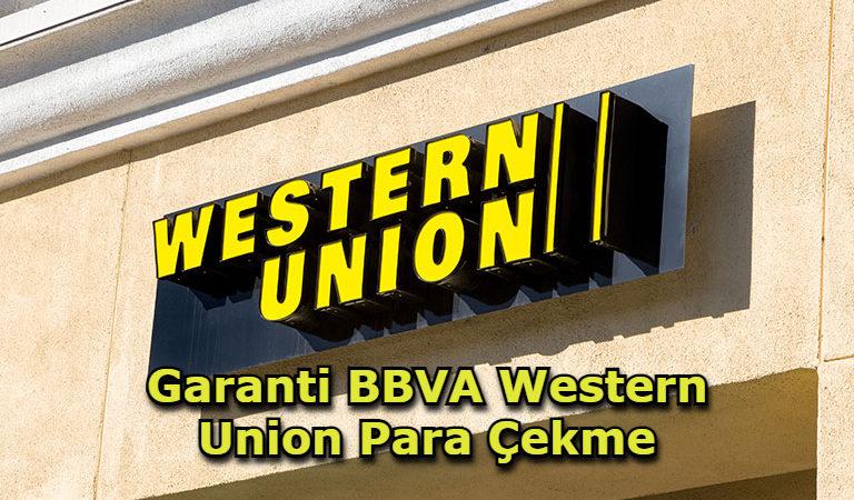 Garanti BBVA Western Union Para Çekme