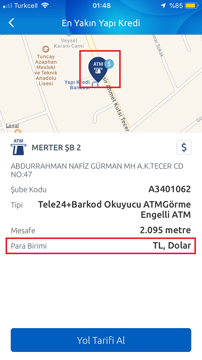 Yapi Kredi Atm Doviz Yatirma