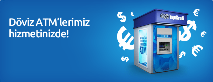 Yapı Kredi ATM Döviz Yatırma